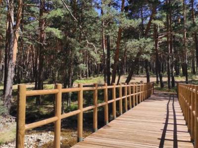 Pesquerías Reales-Valsaín,Río Eresma;rutas por patones carros del foc parque muniellos rutas mona